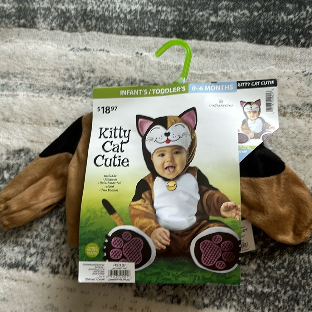 New Kitty cat cutie Infant toddler 0-6 and 12-18 months in character costumes
